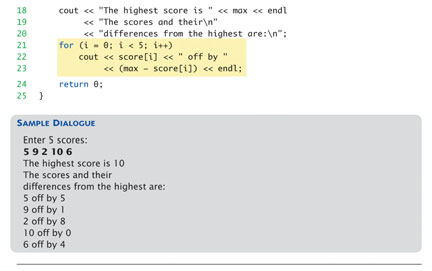 Παράδειγµα πίνακα (2/2) 10 for-loops µε πίνακες 11 Βρόχος απαρίθµησης ουλεύει καλά για τη διάσχιση των στοιχείων του πίνακα Παράδειγµα: for (idx = 0; idx<5; idx++) { cout << score[idx] << "off by "