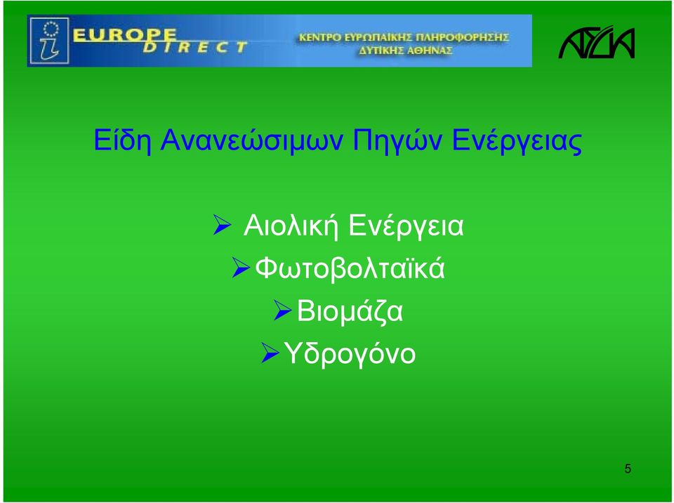 Αιολική Ενέργεια