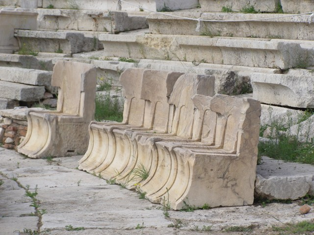 Άποψη του αρχαίου θεάτρου του Διονύσου