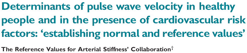 Arterial stiffness and risk stratification PWV:9.