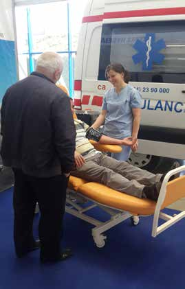 Ενέργειες Εταιρικής Υπευθυνότητας από το ΥΓΕΙΑ Τιράνων Δωρεάν εξετάσεις μέτρησης αρτηριακής πίεσης και μέτρησης γλυκόζης αίματος προσφέρθηκαν στους παρευρισκόμενους και επισκέπτες της Medical Expo
