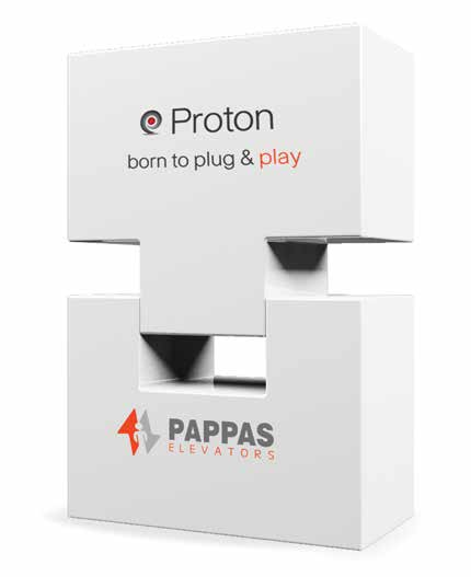 Προϊόντα PAPPAS Ανελκυστήρες Προϊόντα Προσυναρμολογημένοι Ανελκυστήρες Proton H PAPPAS elevators προσφέρει ολοκληρωμένα συστήματα μετακίνησης εντός κτιρίων όπως ανελκυστήρες προσώπων, φορτίων,