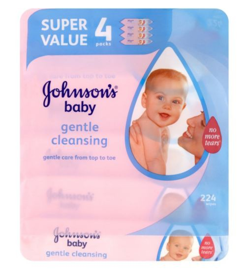 JOHNSONS BABY FIRST TOUCH WIPES ΜΩΡΟΜΑΝΤΙΛΑ 3x64ΤΕΜ 2,64 0,88 /τμχ