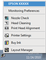 Χρήση του προγράμματος οδήγησης του εκτυπωτή (Windows) Print Head Alignment (Στοίχιση κεφαλής εκτύπωσης) Εάν τα αποτελέσματα εκτύπωσης εμφανίζονται κοκκιώδη ή εκτός εστίασης, εκτελέστε Print Head