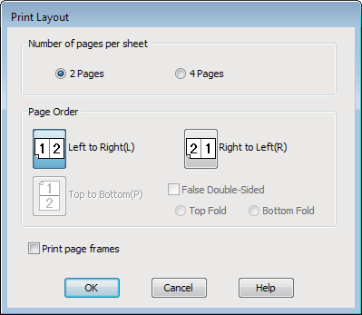 Επιλογές εκτύπωσης Εκτύπωση πολλών σελίδων Μπορείτε να εκτυπώσετε πολλές σελίδες του εγγράφου σας σε ένα φύλλο χαρτιού.