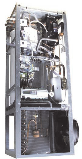 2.2.5 2.2.5 Tepelné čerpadlo vzduch/voda v kompaktnom vyhotovení na vnútornú inštaláciu Tepelné čerpadlo vzduch/voda v kompaktnom vyhotovení má v sebe integrované okrem zdroja tepla aj komponenty pre