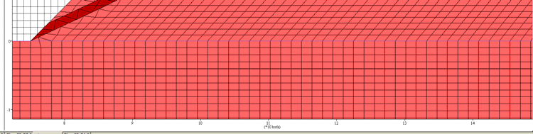 ΠΑΡΑΡΤΗΜΑ Β 5 η ΕΠΙΛΥΣΗ Γεωμετρικά στοιχεία μοντέλου: Ύψος πρανούς (m) Κλίση πρανούς Κλίση αργιλικής στρώσης Συνοχή αργίλου (kn/m 2 ) 25,00 45 ο 25 ο 150 Για τη 5 η επίλυση, ο αριθμός των ζωνών που