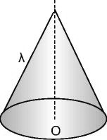 ΜΡΟΣ Β 4.5 Ο ΚΩΝΟΣ ΚΑΙ ΤΑ ΣΤΟΙΧΙΑ ΤΟΥ 97 4.5 Ο ΚΩΝΟΣ ΚΑΙ ΤΑ ΣΤΟΙΧΙΑ ΤΟΥ Ορισμός Κώνος έγεται το στερεό σχήµα ου αράγεται αό την εριστροφή ενός ορθογωνίου τριγώνου ΚΟΑ γύρω αό µία άθετη ευρά του ΚΟ.