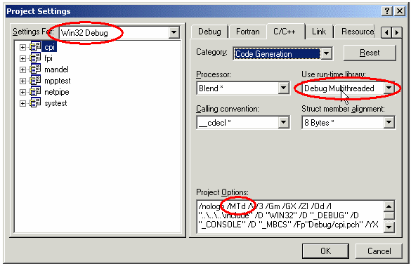 ΚΕΦΑΛΑΙΟ 8 2. Πηγαίνουµε στα Project settings. 3.