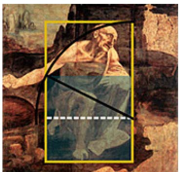 Στον πίνακα «Άγιος Ιερώνυμος» του Da Vinci Ένα χρυσό ορθογώνιο ταιριάζει τόσο προσεγμένα
