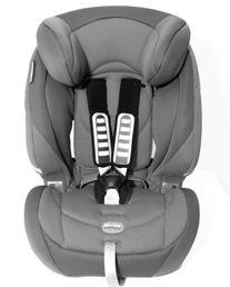 1. Назначение Детское автомобильное сиденье EVOLVA 1-2-3 разрешено для эксплуатации в возрастных группах I и II+III согласно ECE R44/04.