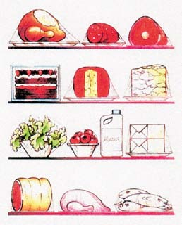 - Λαχανικά, φρούτα (ψυγείου): Μην τα πλένετε πριν την αποθήκευση Τοποθετείστε τα χωριστά από τα υπόλοιπα τρόφιμα - Αυγά, ασπράδια/κρόκοι ή ανασυσταμένες σκόνες αυγών, αποθήκευση σε 5 ο C - UHT,