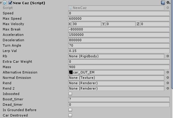 τιµή του script στην κονσόλα µέσω της εντολής Debug.Log().