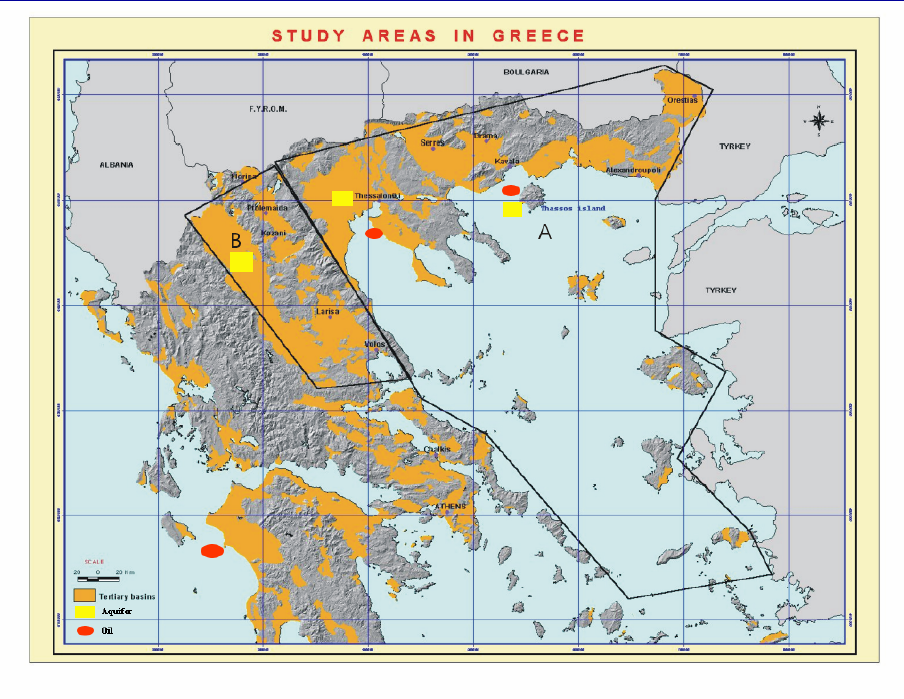 Aποθηκευτική ικανότητα γεωλογικών σχηµατισµών στην Ελλάδα 1/4 Μεσοελληνική Αύλακα