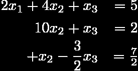 Παράδειγμα: απαλοιφής Gauss με α ) οδήγηση.