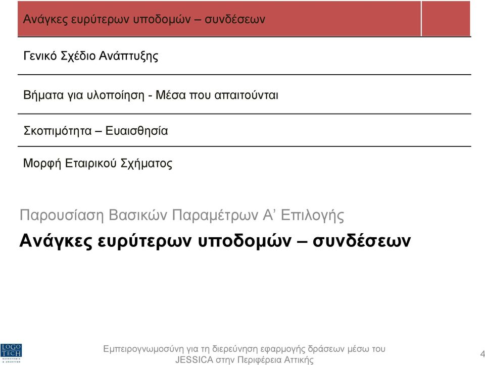 Σκοπιµότητα Ευαισθησία Μορφή Εταιρικού Σχήµατος