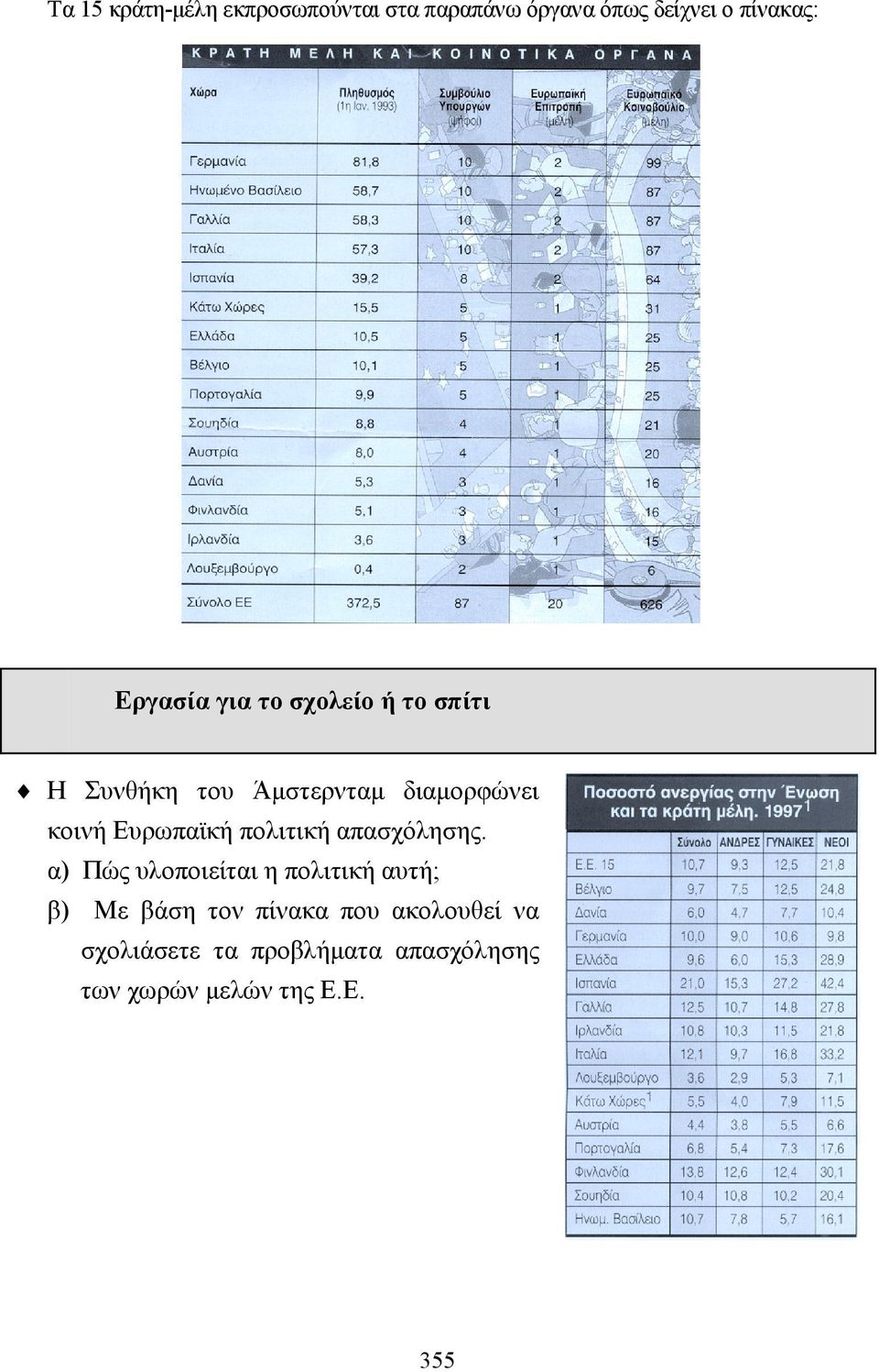 Ευρωπαϊκή πολιτική απασχόλησης.