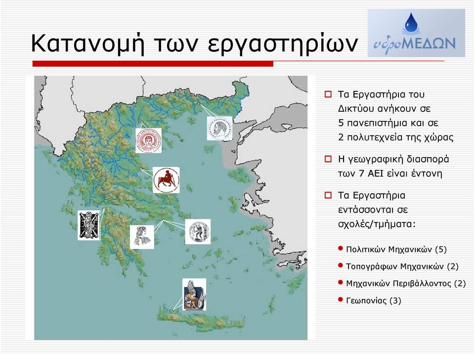 ΑΕΙ είναι έντονη Τα Εργαστήρια εντάσσονται σε σχολές/τμήματα τμήματα:
