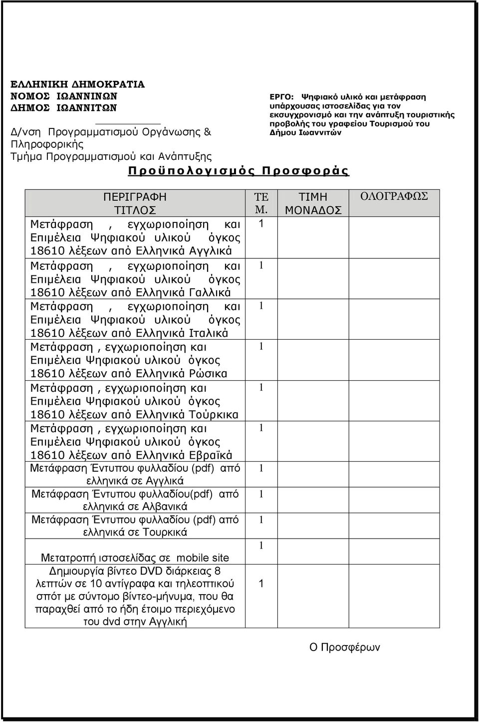 Ρψζηθα 860 ιέμεσλ απφ Διιεληθά Σνχξθηθα 860 ιέμεσλ απφ Διιεληθά Δβξατθά Μεηάθπαζη Ένηςπς θςλλαδίς (pdf) από ελληνικά ζε Αγγλικά Μεηάθπαζη Ένηςπς θςλλαδίς(pdf) από ελληνικά ζε Αλβανικά Μεηάθπαζη