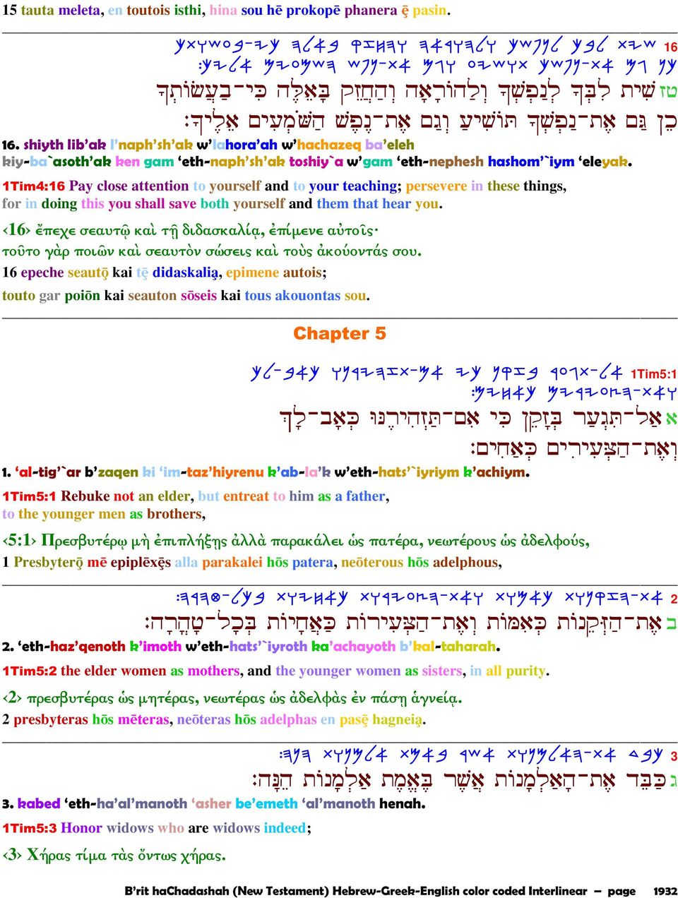 shiyth lib ak l naph sh ak w lahora ah w hachazeq ba eleh kiy-ba`asoth ak ken gam eth-naph sh ak toshiy`a w gam eth-nephesh hashom `iym eleyak.