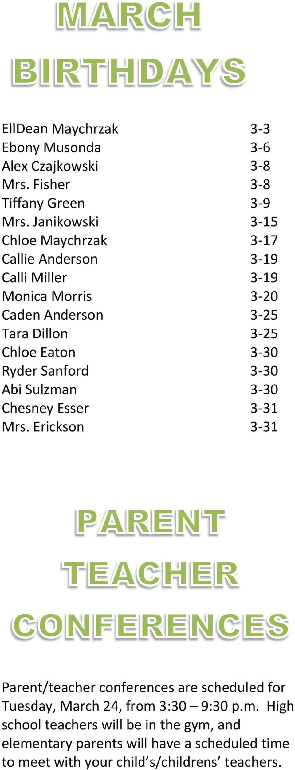 Chesney Esser Mrs.