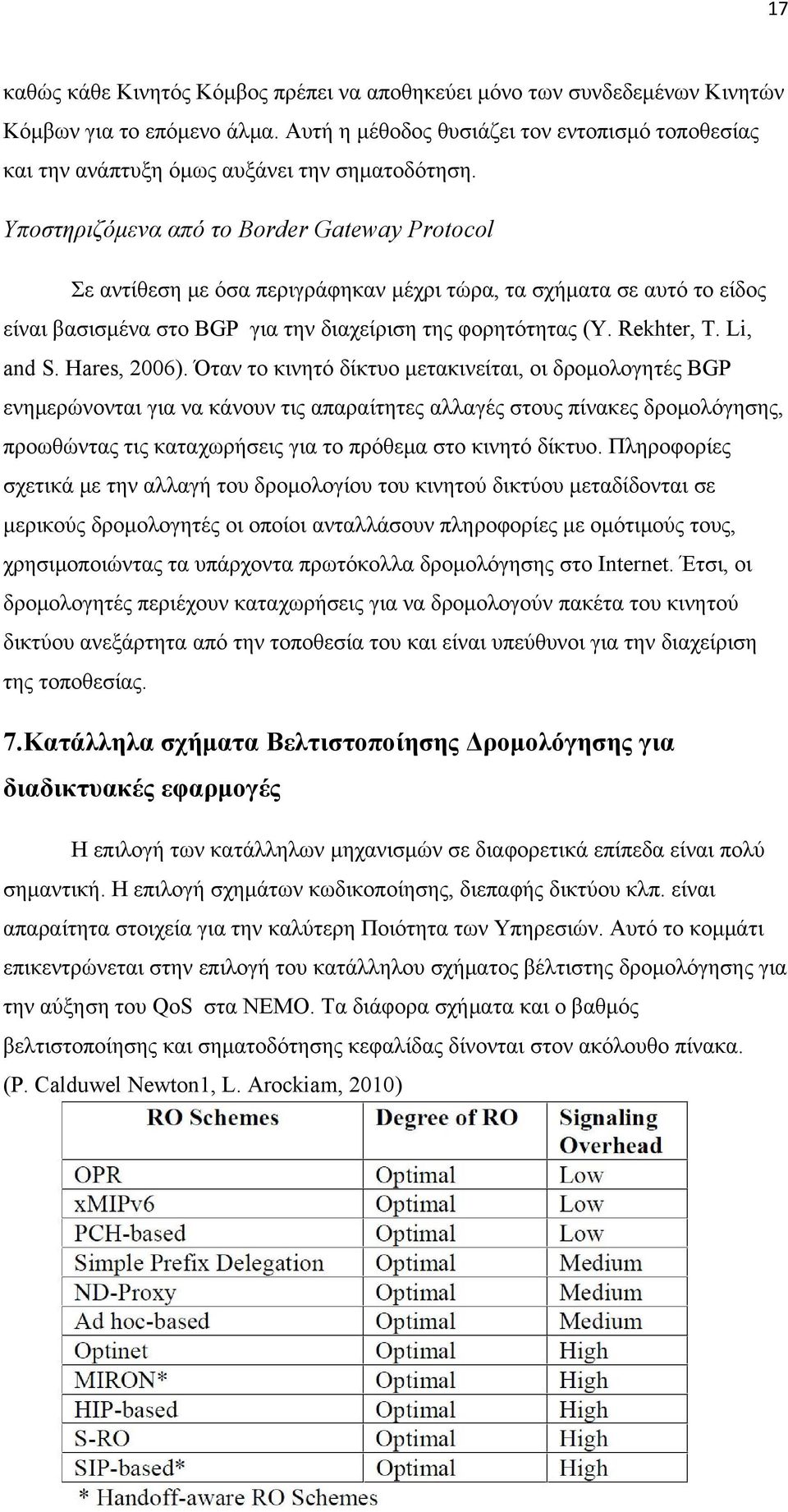 Υποστηριζόμενα από το Border Gateway Protocol Σε αντίθεση με όσα περιγράφηκαν μέχρι τώρα, τα σχήματα σε αυτό το είδος είναι βασισμένα στο BGP για την διαχείριση της φορητότητας (Y. Rekhter, T.