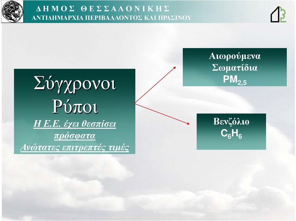 Ανώτατες επιτρεπτές τιµές