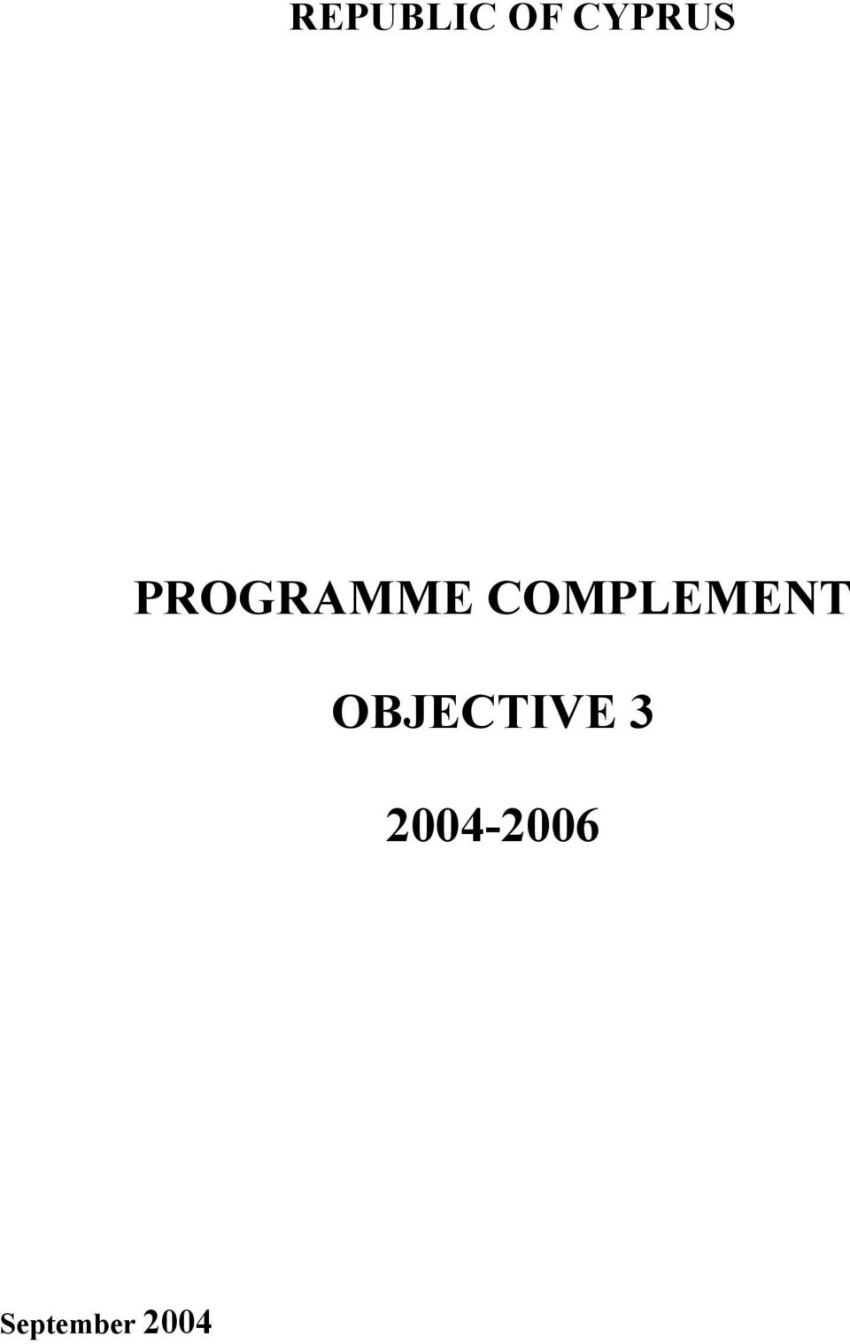 COMPLEMENT