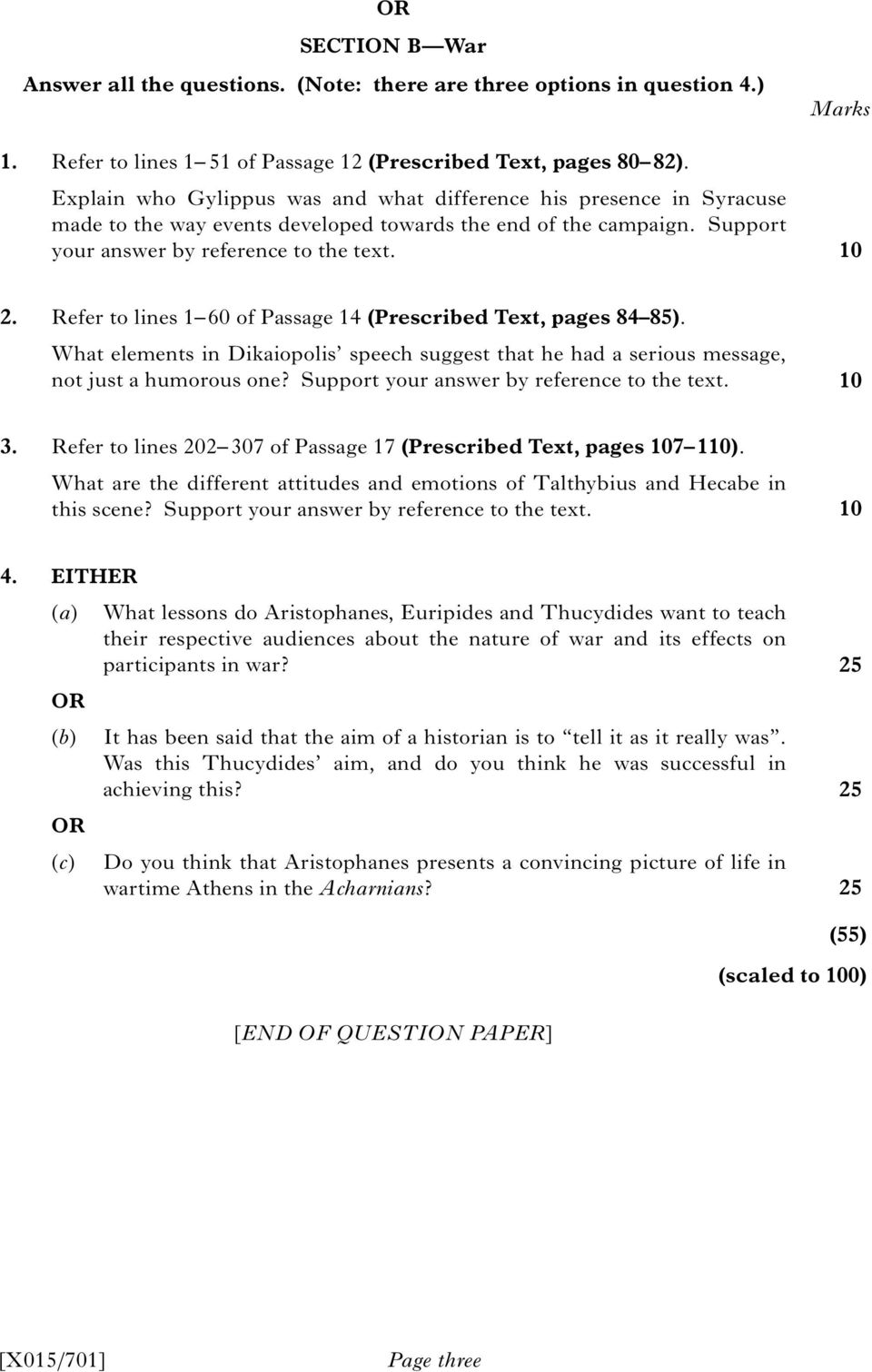 Refer to lines 1 60 of Passage 14 (Prescribed Text, pages 84 85). What elements in Dikaiopolis speech suggest that he had a serious message, not just a humorous one?