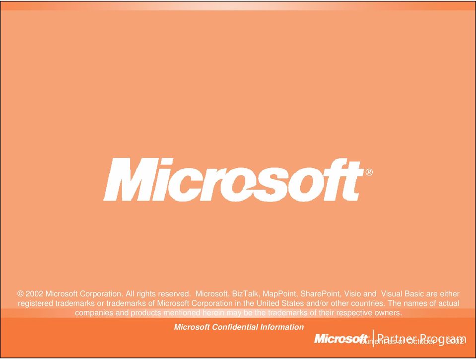 trademarks of Microsoft Corporation in the United States and/or other countries.