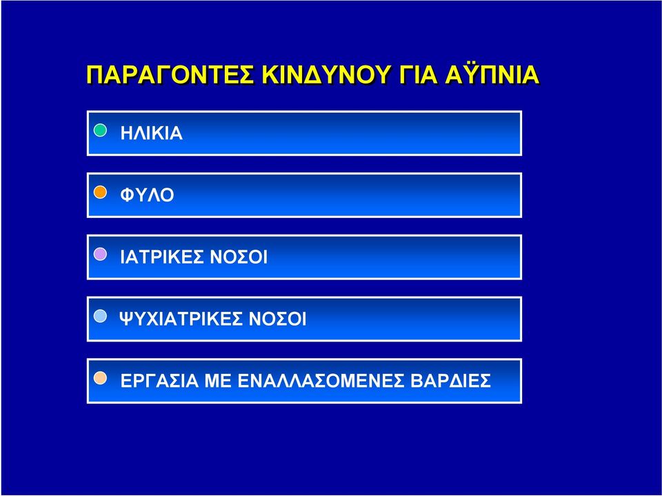 ΙΑΤΡΙΚΕΣ ΝΟΣΟΙ ΨΥΧΙΑΤΡΙΚΕΣ