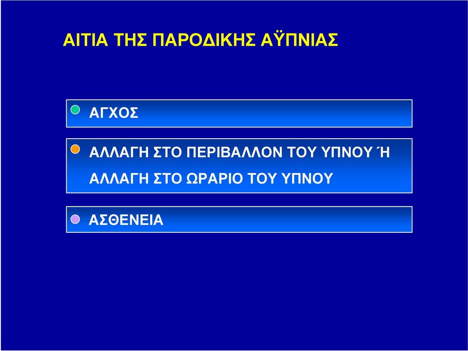 ΠΕΡΙΒΑΛΛΟΝ ΤΟΥ ΥΠΝΟΥ Ή