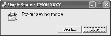 Πληροφορίες για το EPSON Status Monitor Μπορείτε να λάβετε πληροφορίες, όπως οι εκδόσεις προϊόντων ή οι εκδόσεις διασύνδεσης, σχετικά με το EPSON Status Monitor.