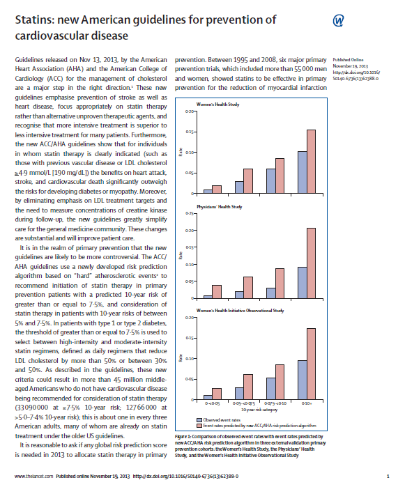 ACC/AHA 2013 CV RISK SCORE CALCULATOR: Under scrutiny Άνδρας, 55ετών Καπνιστής Συστολική ΑΠ:145mmHg LDL-C:75mg/dL HDL-C:50mg/dL ACC/AHA 10ετής