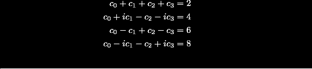 Ανάλυση Fourier Discrete Fourier Transform (DFT) Ο πίνακας Fourier: Στη συνεχή περίπτωση η σειρά Fourier αναπαράγει την f(x) σε όλο το διάστημα ορισμού της χρησιμοποιώντας άπειρα ημίτονα και