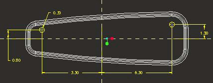 2. Στον Sketcher, σχεδιάστε έναν κύκλο κοντά στο κάτω µέρος του µοντέλου χωρίς να σας ενδιαφέρουν ακόµη οι διαστάσεις του. 3.