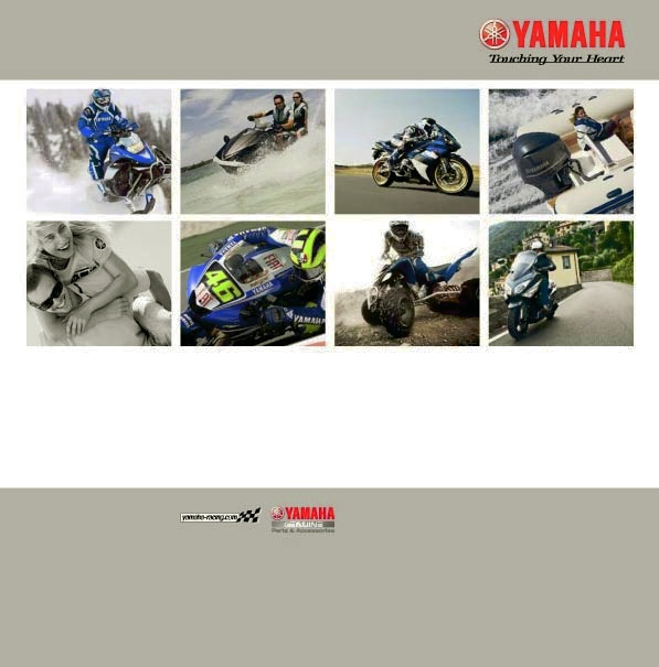 2008 Adventure www.yamaha-motor.gr Αναμνήσεις που αγγίζουν την καρδιά σας!