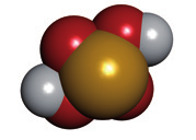 p-prvky Redukčné vlastnosti oxidu siričitého dokážeme farebnou zmenou navlhčeného papierika v roztoku manganistanu draselného, okysleného kyselinou sírovou.