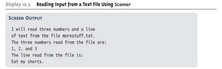 ιαβάζοντας από ένα αρχείο κειµένου µε τη Scanner (3/4) 28 ιαβάζοντας από ένα αρχείο κειµένου µε τη Scanner (4/4) 29 Ελέγχοντας για το τέλος αρχείου κειµένου µε τη Scanner Ένα πρόγραµµα που προσπαθεί
