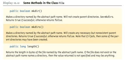 Μέθοδοι της κλάσης File (3/5) 73 Μέθοδοι της
