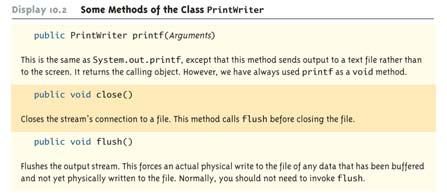 Μέθοδοι της κλάσης PrintWriter (1/3) 22 Μέθοδοι της κλάσης