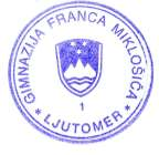 LETNO POROČILO ZA LETO 2015 POSLOVNO POROČILO PRIPRAVIL: Zvonko Kustec - ravnatelj RAČUNOVODSKO POROČILO PRIPRAVILA: Brigita Berič - računovodkinja Ljutomer, februar 2016