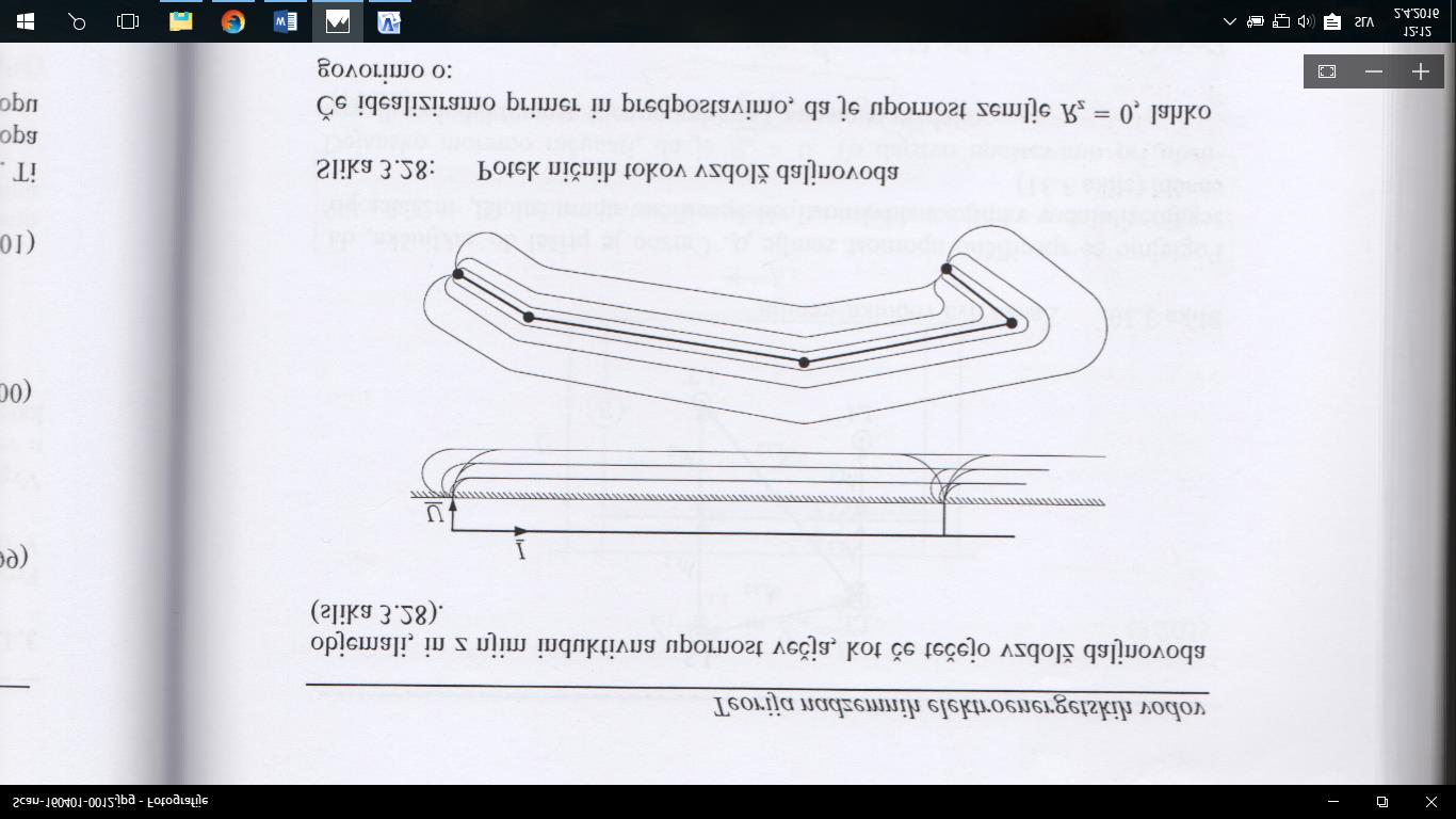 16.1 Impedanca zanke vodnik zemlja Problem izračuna impedanc postaja nekoliko zahtevnejši, kakor hitro je treba upoštevati kot povratno pot v trifaznih sistemih tudi zemljo in morebitne ozemljene