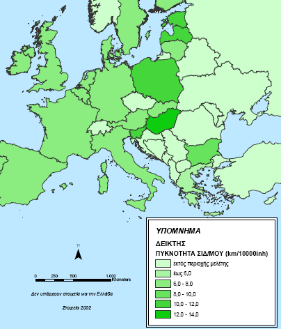 Πηγή: Προσαρμογή από Eurostat (http://epp.eurostat.ec.europa.eu/portal/page/portal/statistics/search_database πρόσβαση στις 26/08/2009)
