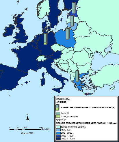 Πηγή: Προσαρμογή από Commission of the European Communities, 2009 Χάρτης 5.23.
