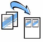 Πολλαπλά είδωλα Αυτή η λειτουργία χρησιμοποιείται για την αντιγραφή δύο ή περισσοτέρων εγγράφων σε σμίκρυνση σε ένα φύλλο χαρτιού.