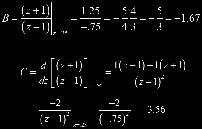 Inverse z Transform (2) Μέθοδος της ανάπτυξης σε