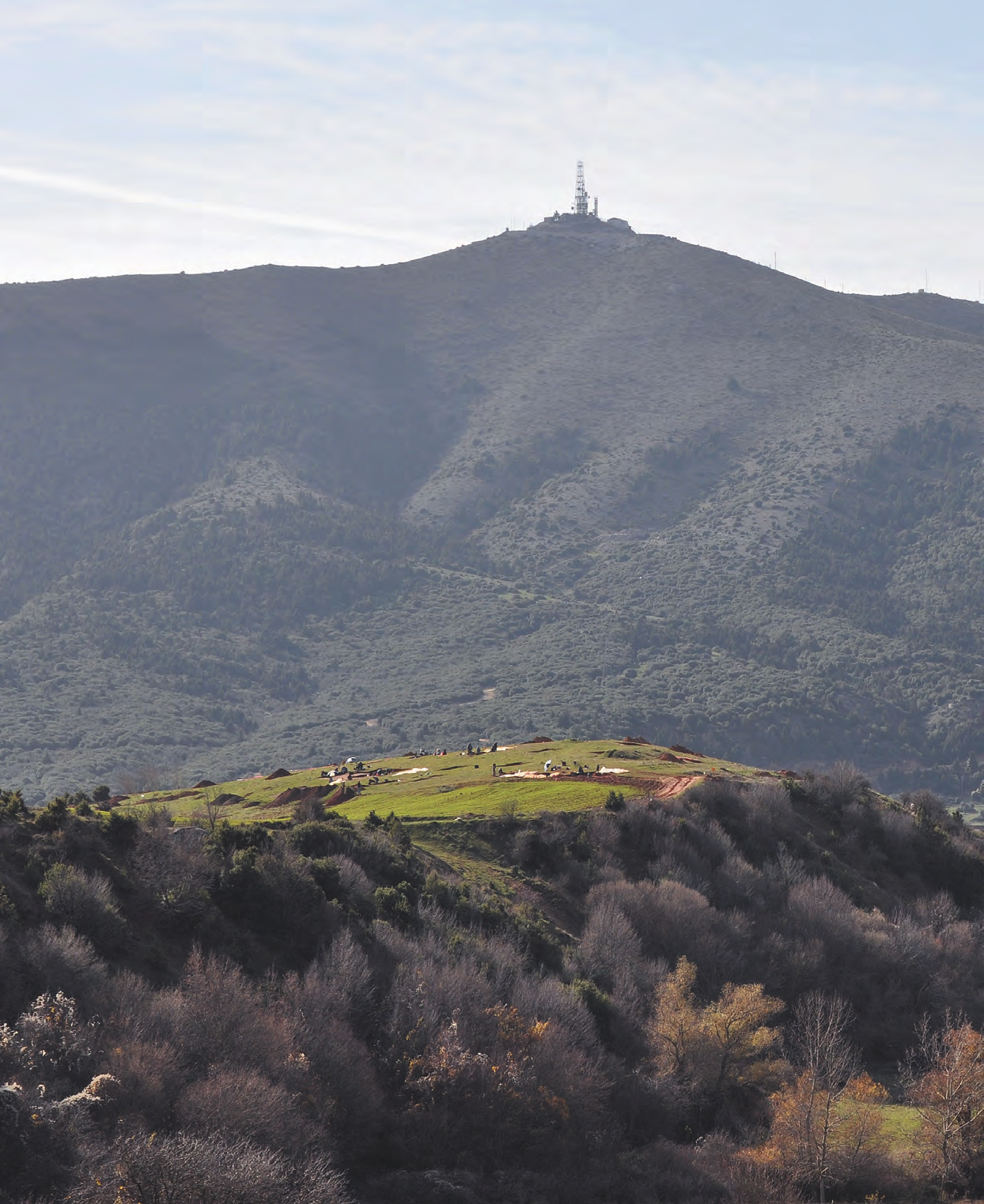 ΑΘΑ ανασκαφη 01 Η θέση Κασιάνη Λάβας από ανατολικά.