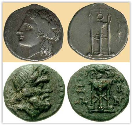Νομίσματα Αξού Αργυρός στατήρας Αξού, 300-280 π.χ.