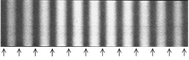 x 1 x 2 x 3 x 4 x 5 x 6 x 7 x 8 x 9 x 10 x 11 x 12 2. tt. Interferences in, ks iegūt r Jung ubultsprugu Sskņā r lekcijs pr gisms interferenci formulu (6.1.7), Jung ubultsprugs gījumā ttālums strp